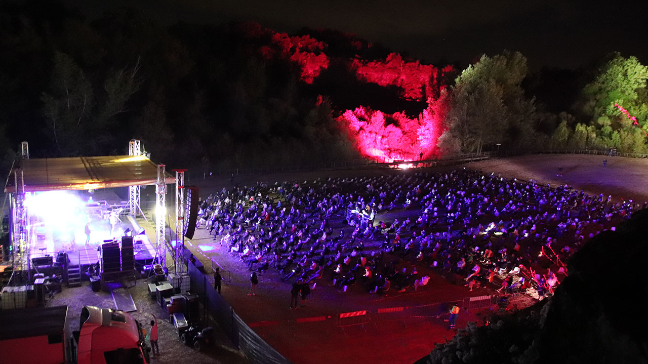Panoramica del concerto di Max Gazzè | Incanto d'Estate Festival della Musica d'Autore di San Venanzo